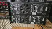 LOT OF 8 audio and AV equipment used condition