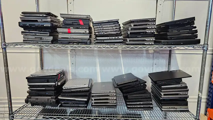 Lot of 140 Mixed Laptops &#x2013; used AS-IS