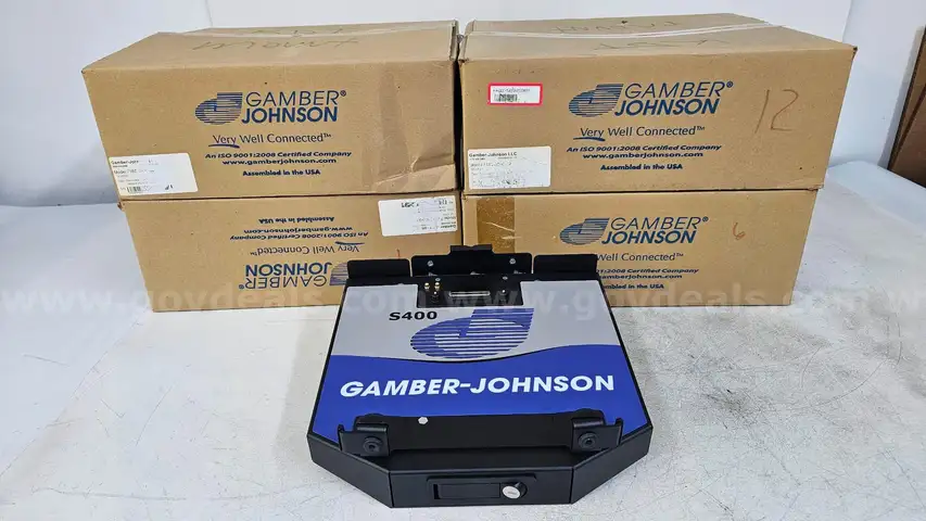 Lot of 4 Gamber-Johnson  S400 Mounting Bases &#x2013; NEW