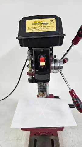 5-Speed Bench Drill Press with Laser