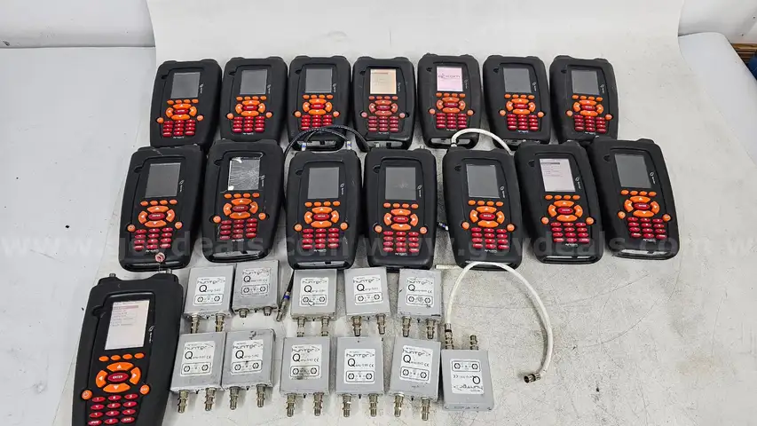 Lot of 36 Arcom Equipment – Digital Testers, Hunters & Quivers