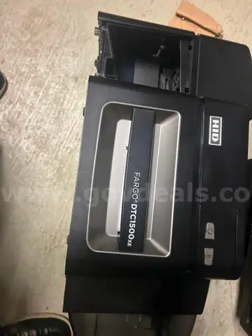 Fargo DTC1500 Double-Sided Color Card Printer USB and Ethernet