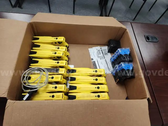 12 Taser X2's and 17 Taser X2 Holsters (all used)