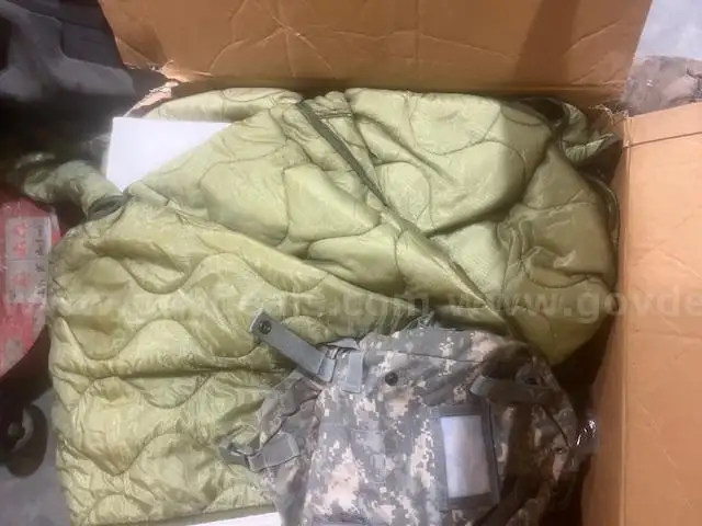 Misc box of army items