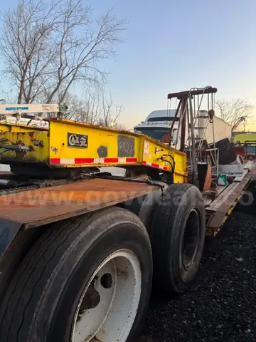 1990 Witzco Challenger 50 Ton Tri/A Lowboy Trailer