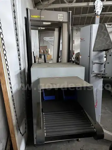 GARRETT WALKTHROUGH METAL DETECTOR AND BAGGAGE SCANNER X 2