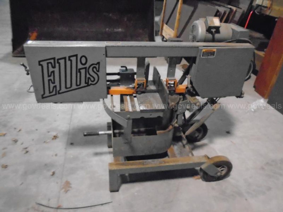 Ellis bandsaw AllSurplus