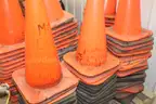 large lot of 26 inch cones