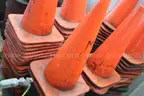 large lot of 26 inch cones