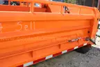 single axle truck dump box