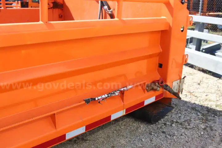single axle truck dump box