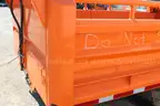 single axle truck dump box