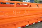 single axle truck dump box