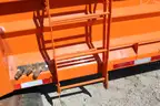 single axle truck dump box