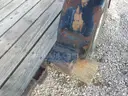 2005 B&#x26;B 14 foot single axle trailer with double split ramps