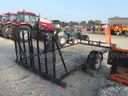 2005 B&#x26;B 14 foot single axle trailer with double split ramps