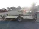 2005 B&#x26;B 14 foot single axle trailer with double split ramps