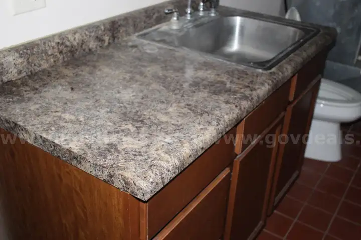 Bathroom sink and counter