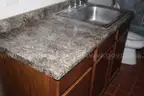 Bathroom sink and counter