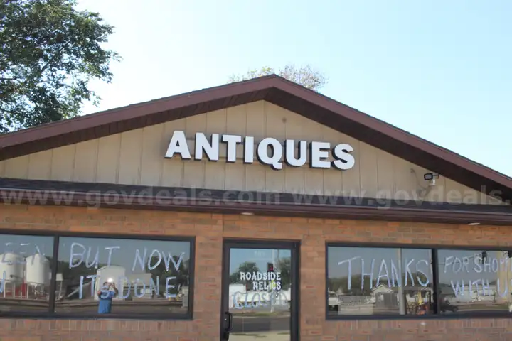 antiques sign