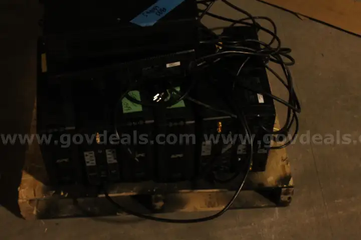 Pallet of used UPS units