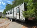 2017 Venture RV (KZ RV Classic Sportsmen) Camper Trailer with side bump out