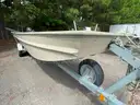 Godfrey Marine Polar Kraft boat with Yamaha motor on Trailer