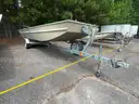 Godfrey Marine Polar Kraft boat with Yamaha motor on Trailer