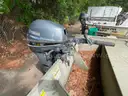 Godfrey Marine Polar Kraft boat with Yamaha motor on Trailer