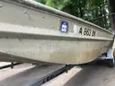 Godfrey Marine Polar Kraft boat with Yamaha Motor on EZ Loader Trailer