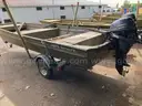 Godfrey Marine Polar Kraft boat with Yamaha Motor on EZ Loader Trailer