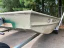 Godfrey Marine Polar Kraft boat with Yamaha Motor on EZ Loader Trailer