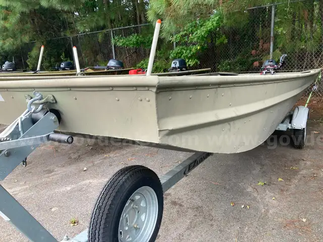 Godfrey Marine Polar Kraft boat with Yamaha Motor on EZ Loader Trailer