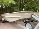 Godfrey Marine Polar Kraft boat with Yamaha Motor on EZ Loader Trailer