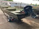 Godfrey Marine Polar Kraft boat with Yamaha Motor on EZ Loader Trailer
