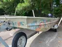 Godfrey Marine Polar Kraft boat with Yamaha Motor on EZ Loader Trailer