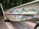 Godfrey Marine Polar Kraft boat with Yamaha Motor on EZ Loader Trailer