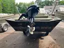 Godfrey Marine Polar Kraft boat with Yamaha Motor on EZ Loader Trailer