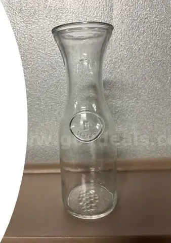 "Lot Of" (150) 1liter Glass Carafes In Boxes​