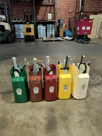 "Lot of" Condiment Dispensers