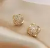 Amazing New Exquisite Shiny Crystal Earring Elegant Square Geometric Rhinestone Earrings