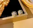 Amazing New Exquisite Shiny Crystal Earring Elegant Square Geometric Rhinestone Earrings