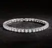 $39 - No Reserve , Amazing l Cubic Zircon Crystal Tennis Bracelet