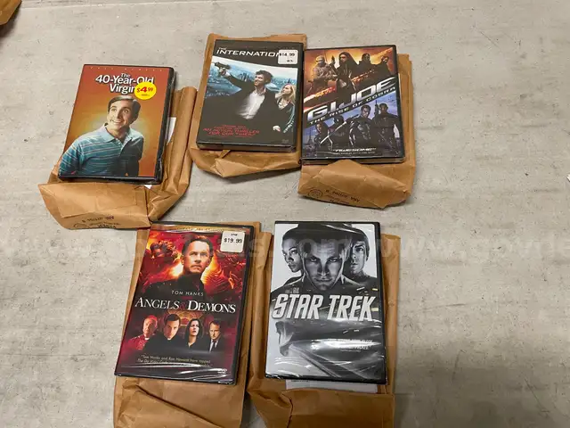 Lot of Five (5) New DVD&#x27;s