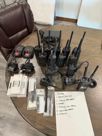 LOT of 13 Motorola XPR Radios + Accessories