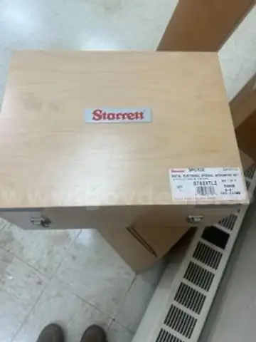 Three (3) Brand New 6-8" Starrett Digital Internal Micrometer, with setting ring