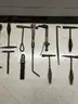 Cabinet full of miscellaneous welding supplies