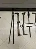 Cabinet full of miscellaneous welding supplies