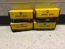 Cabinet full of miscellaneous welding supplies