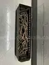 Cabinet full of miscellaneous welding supplies
